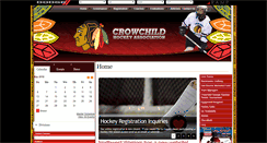 Desktop Screenshot of crowchildhockey.org