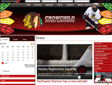 Tablet Screenshot of crowchildhockey.org